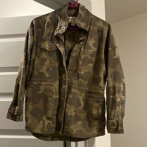 Anthropologie Camo Jacket